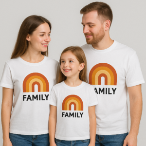 Сімейний набір футболок з єдиним дизайном